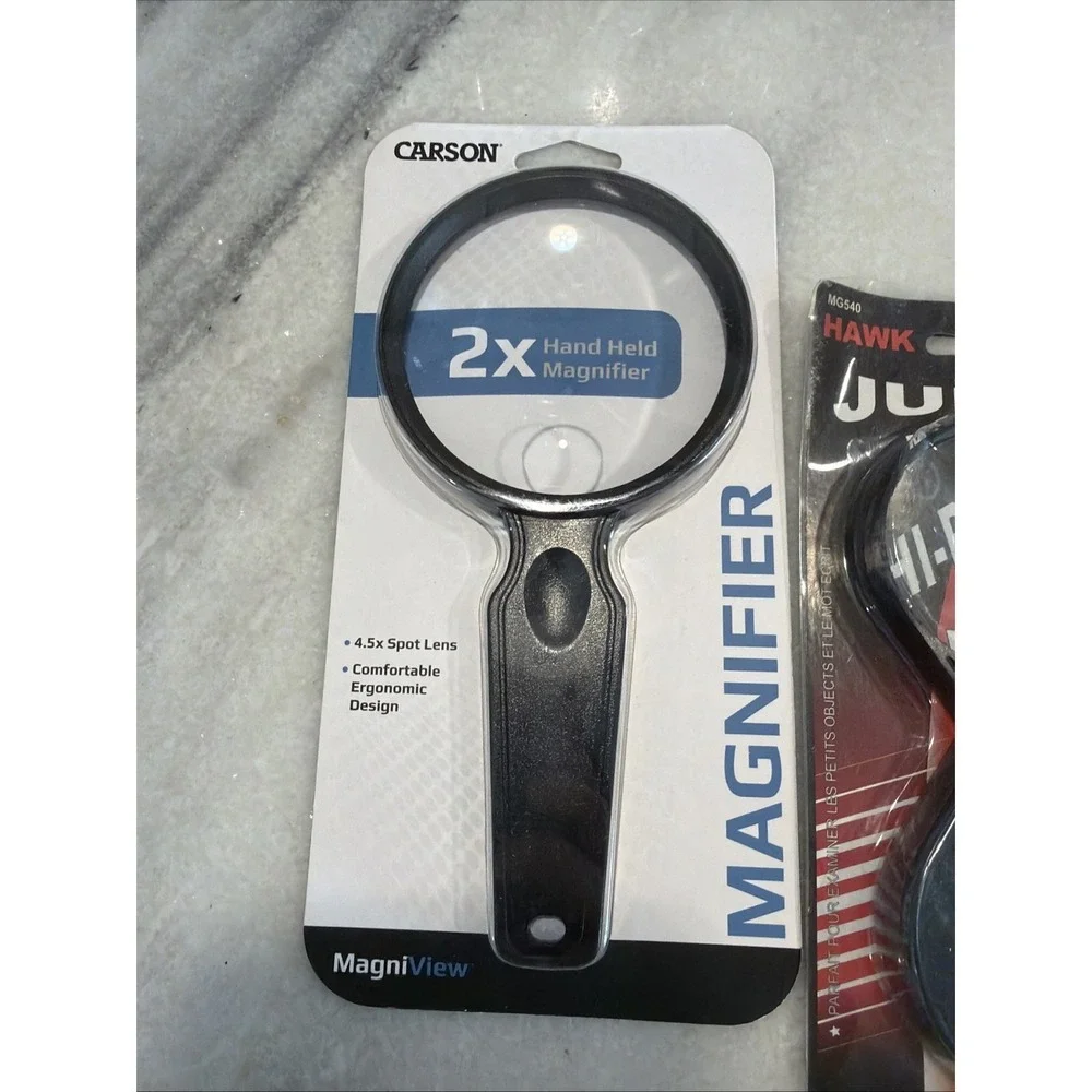 Lot Of 4 Magnifying Glasses 2x And 4x